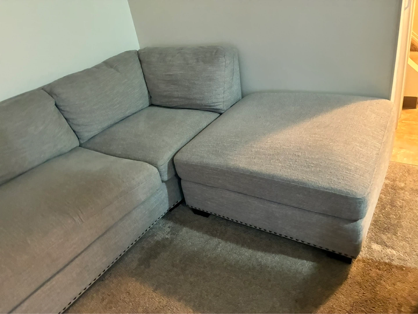 Grey Sectional Sofa - photo 4