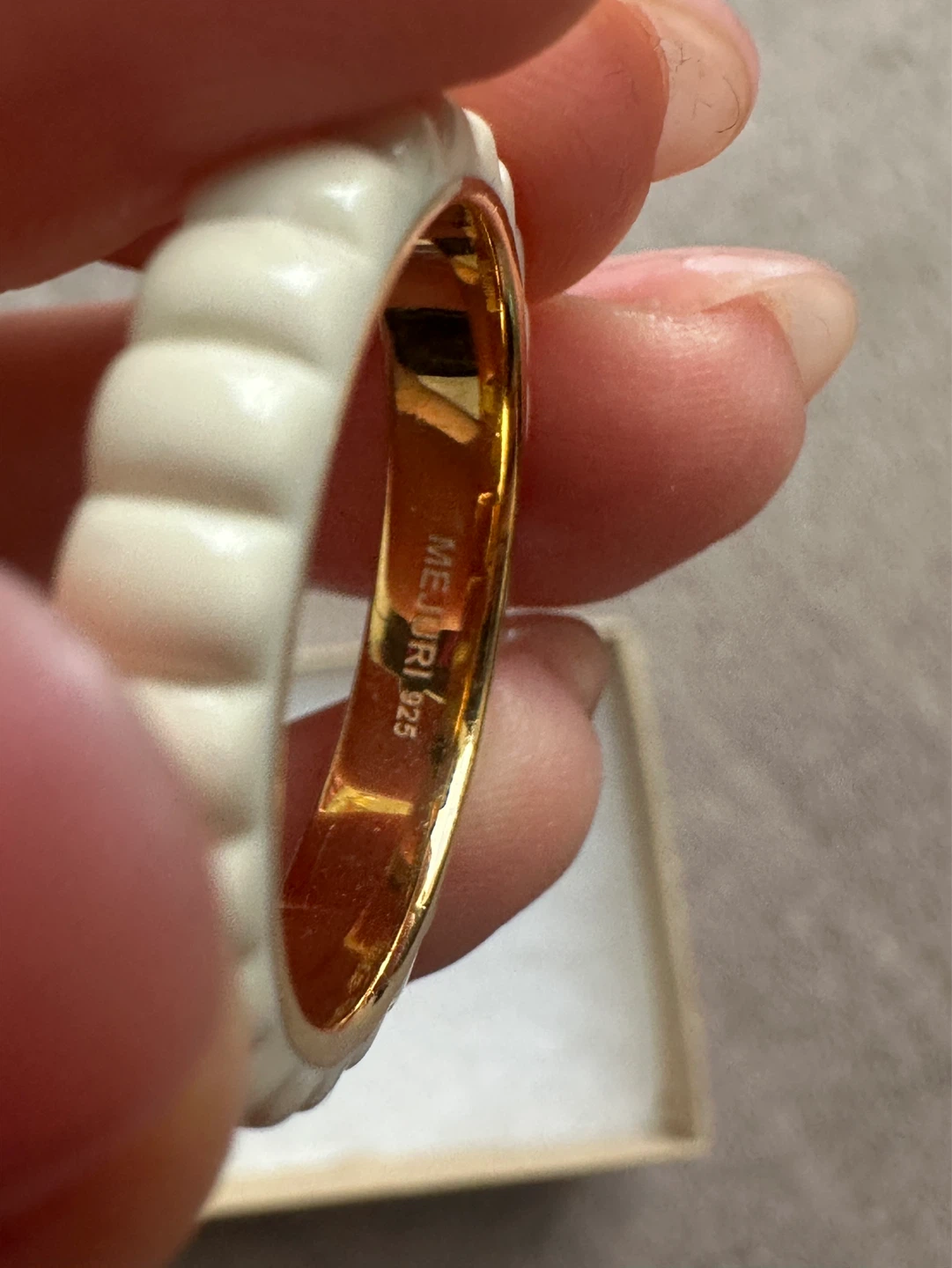 MEJURI 925 Sterling Silver Ring - Size 10 - photo 2