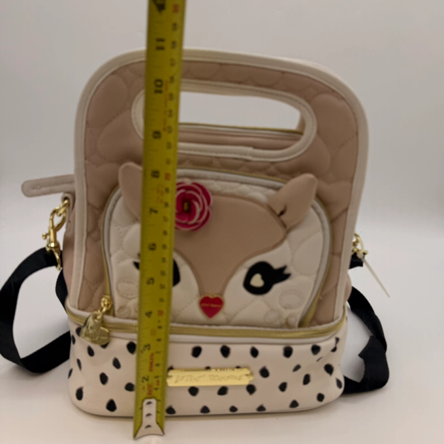 Rare Betsey Johnson Fox Deer Insulated Lunch Tote Novelty Bag - photo 5