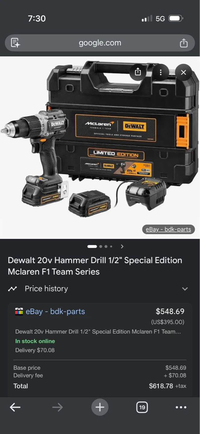 DeWalt Special Edition McLaren F1 Team Series