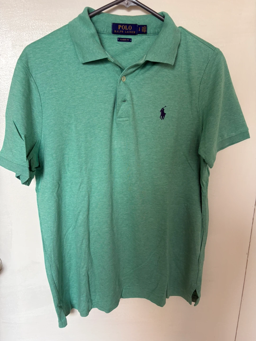 Polo Ralph Lauren Classic Fit Polo Shirt - Green - Size S