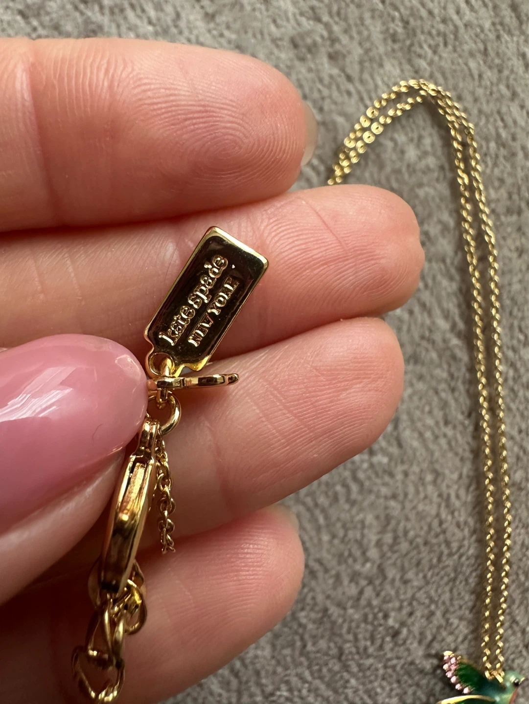 Kate Spade Hummingbird Pendant Necklace - photo 2