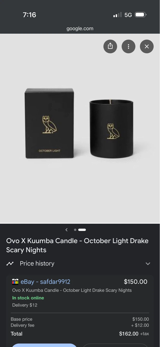 OVO October Light Candle - photo 2