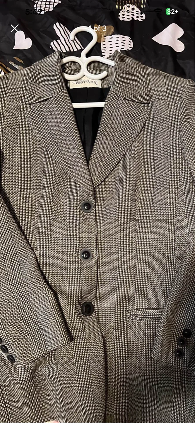 Ladies vintage Dora’s houndstooth jacket - photo 3