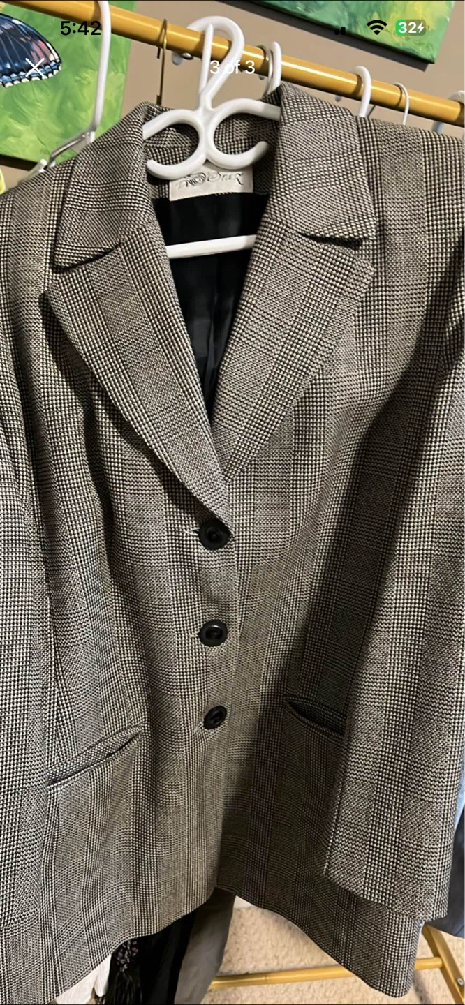 Ladies vintage Dora’s houndstooth jacket