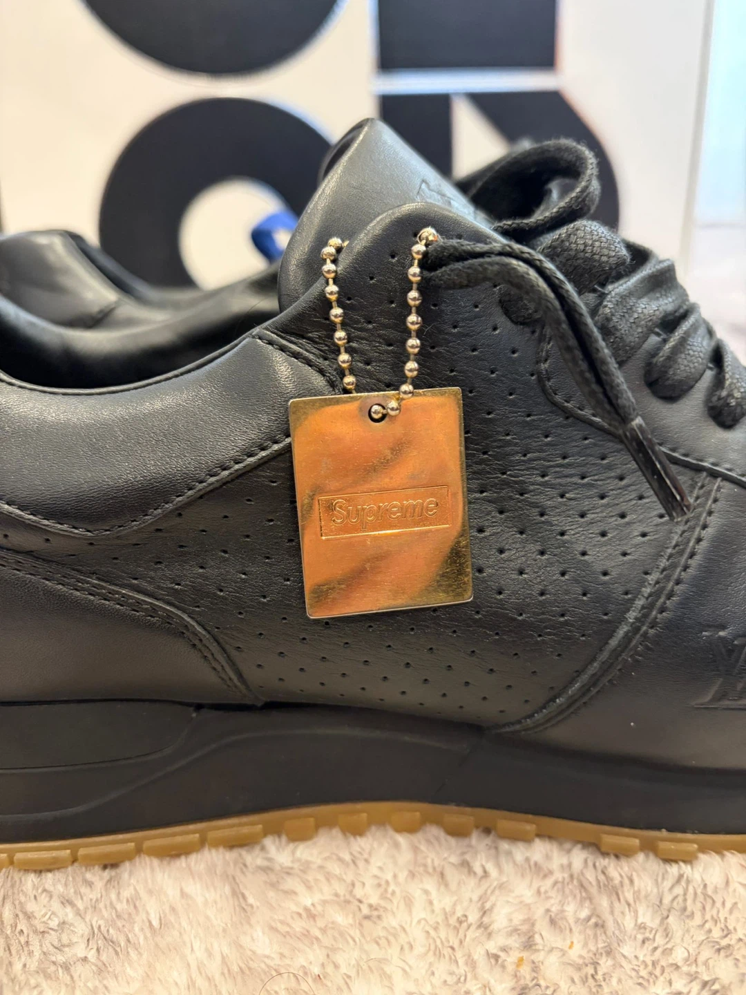 Louis Vuitton x Supreme Leather Sneakers - photo 5
