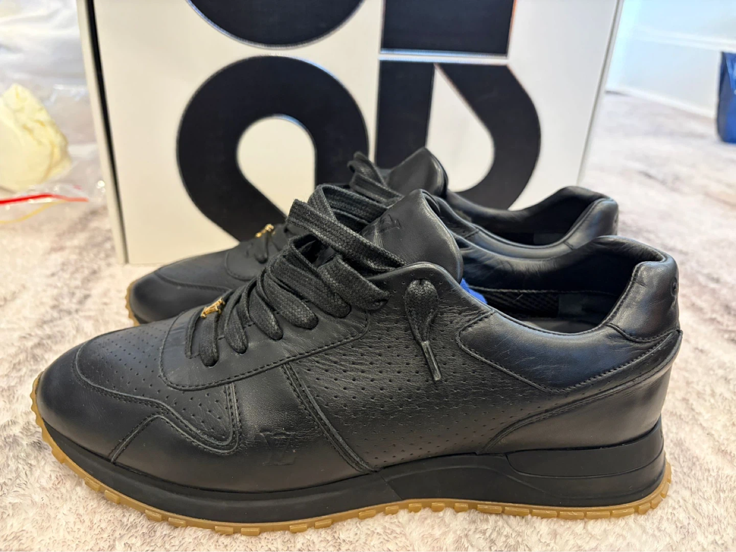 Louis Vuitton x Supreme Leather Sneakers - photo 4