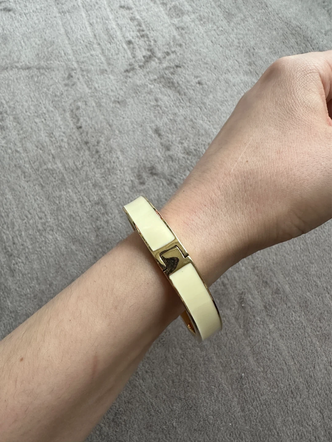 Kate Spade New York Gold Tone Cream Spade Bangle Bracelet - photo 2