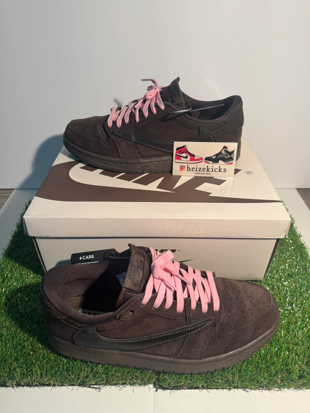 Jordan 1 Low Travis Scott Velvet Brown size 8.5 - photo 2