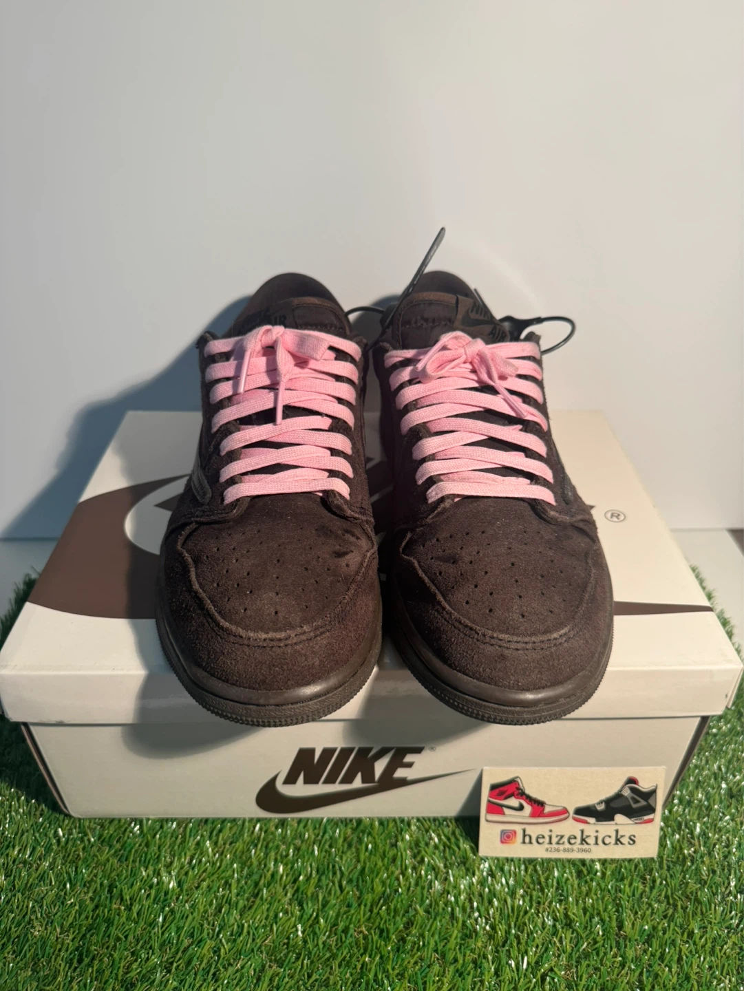 Jordan 1 Low Travis Scott Velvet Brown size 8.5 - photo 3