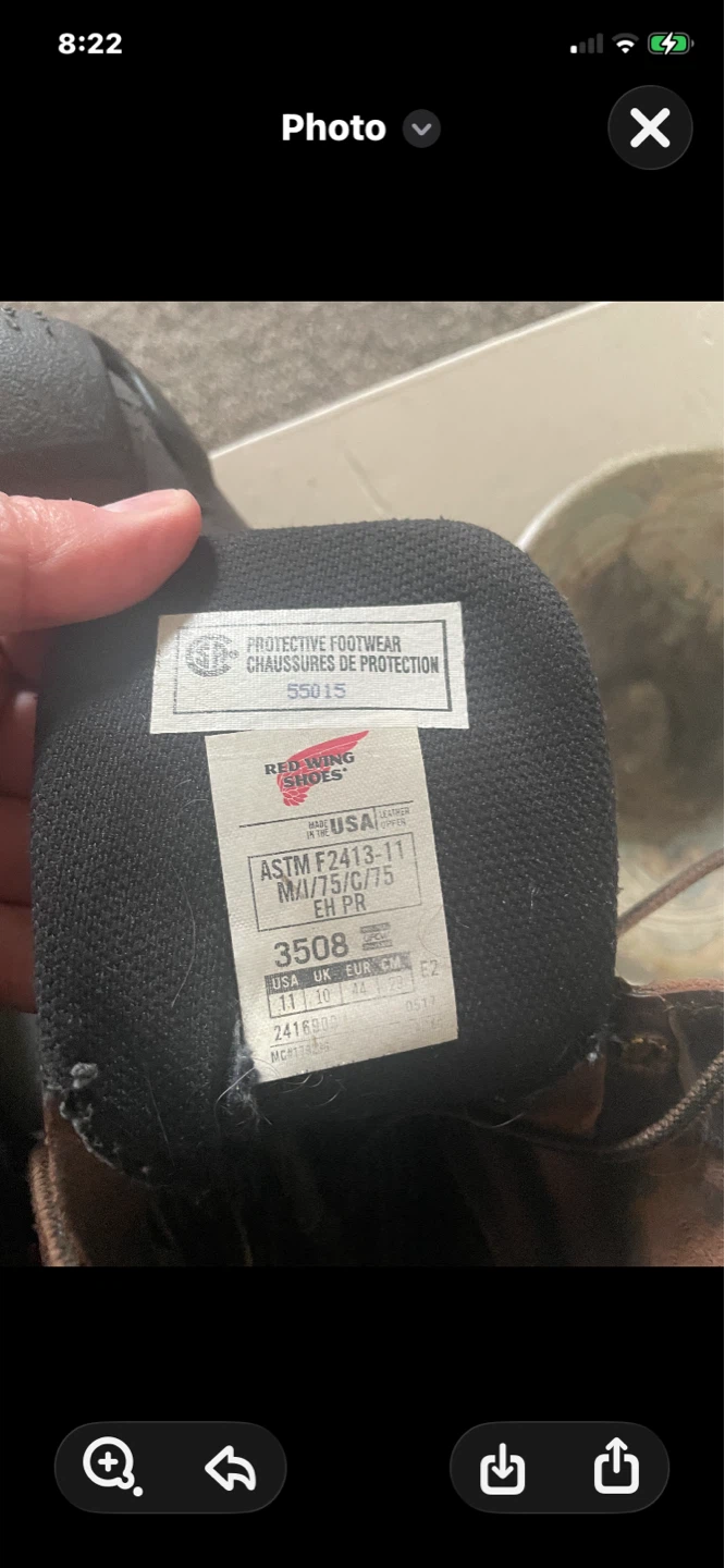 Red Wing Shoes 3508 Work Boots - photo 2