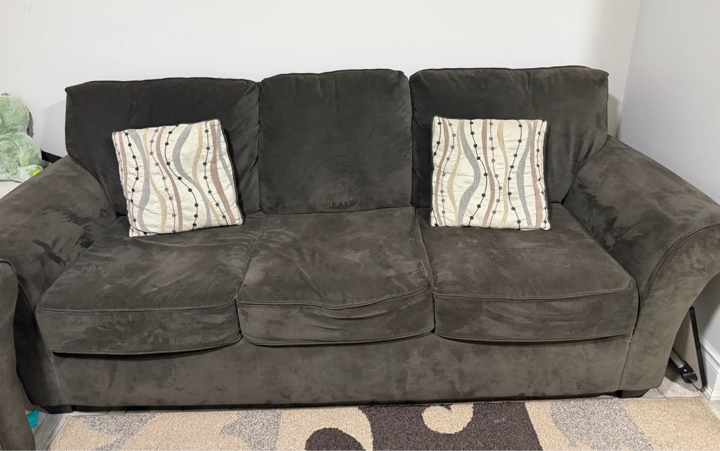 2 Dark Grey sofas ,6 Seater - photo 2