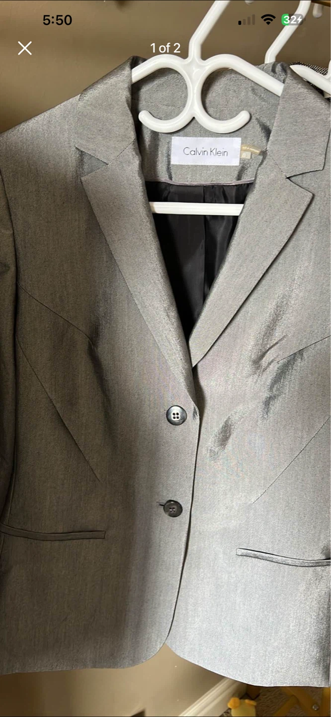 Calvin Klein Grey Blazer