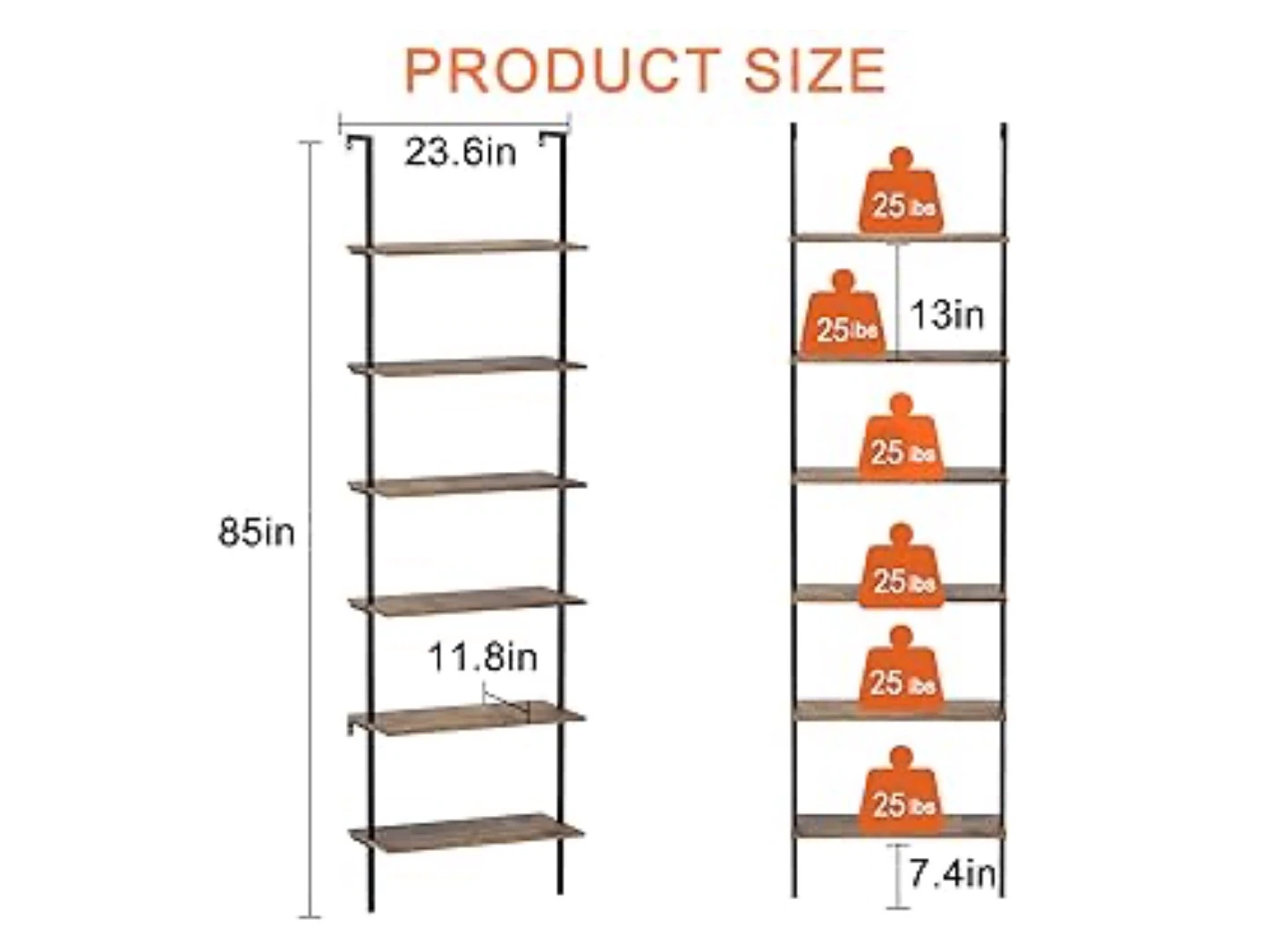 5-Tier Ladder Shelf - photo 3