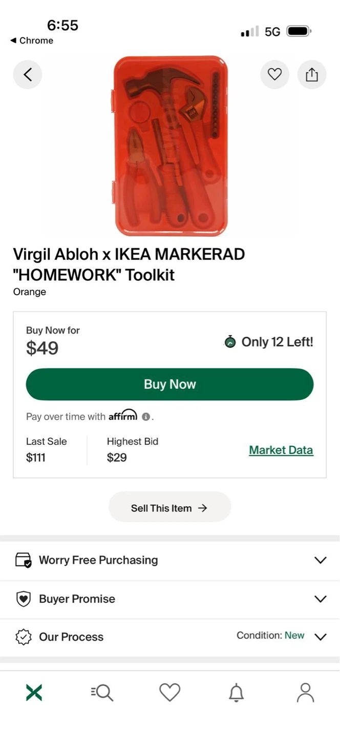 IKEA MARKERAD "HOMEWORK" Toolkit - Orange - photo 4