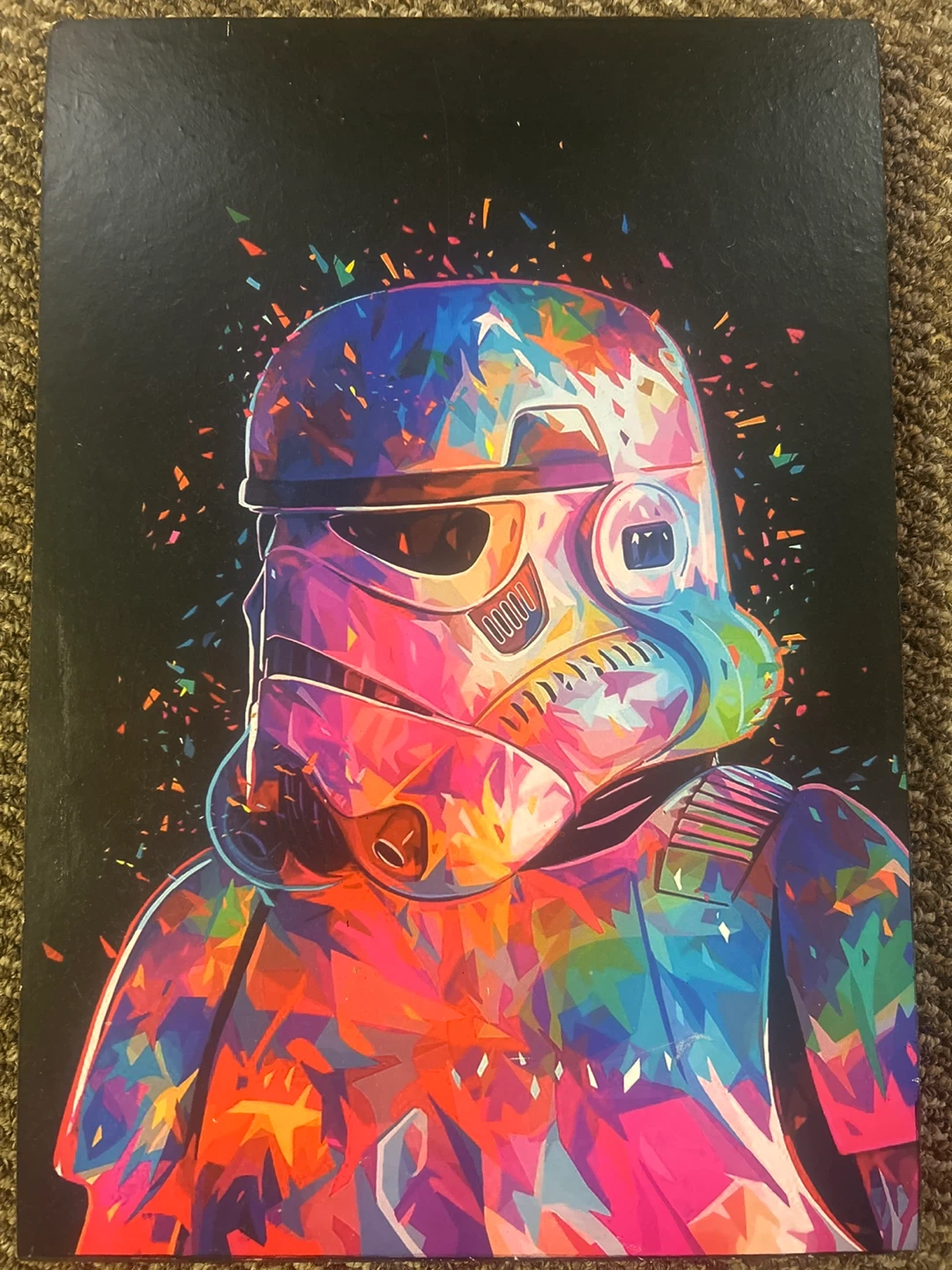 Colourful Stormtrooper Canvas Print