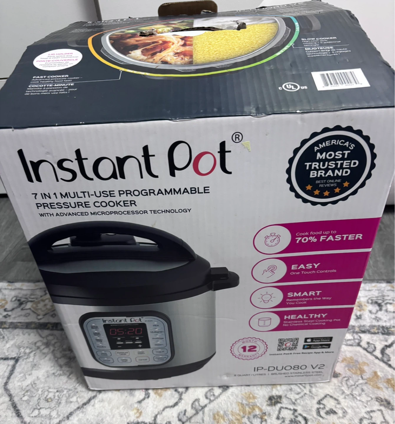 Instant Pot Duo 7-in-1 Programmable Pressure Cooker