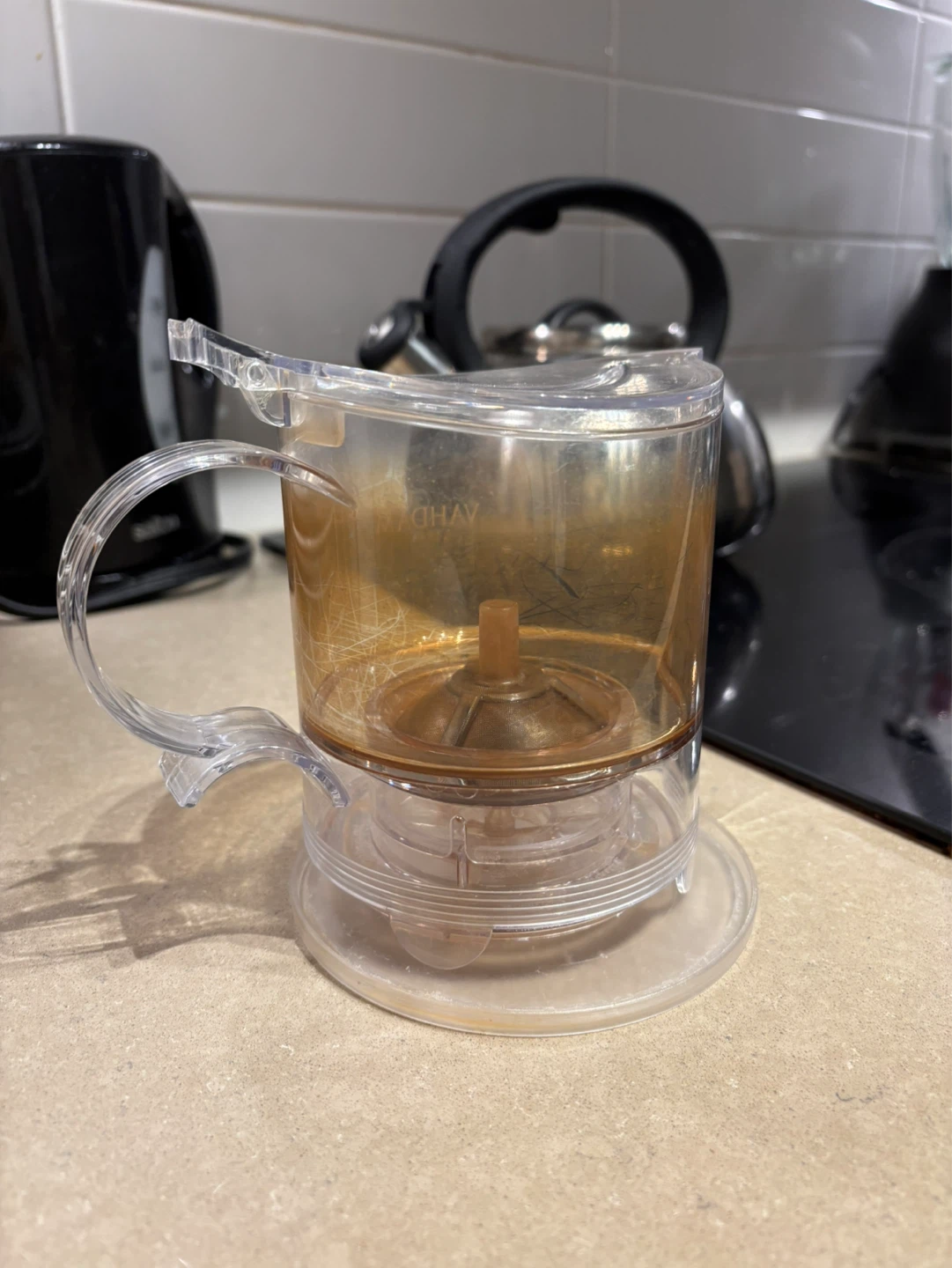 Vahdam Imperial Tea Maker with Infuser, 16 Oz, 475ml