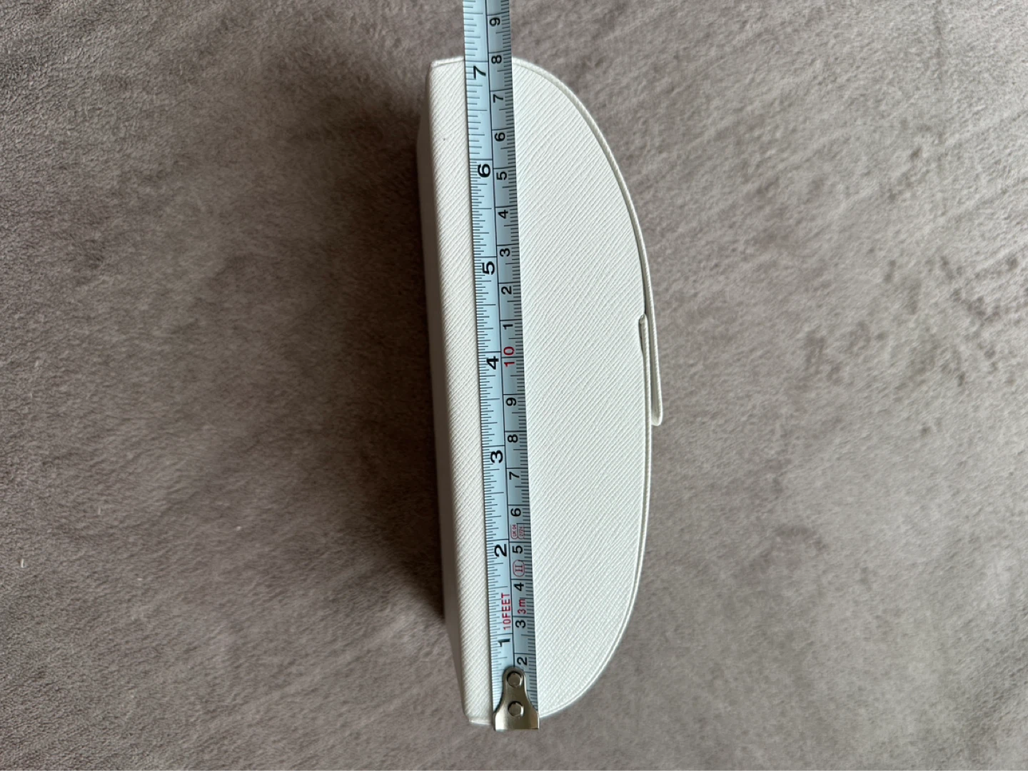 PRADA White Textured Hard Sunglasses Case - photo 5