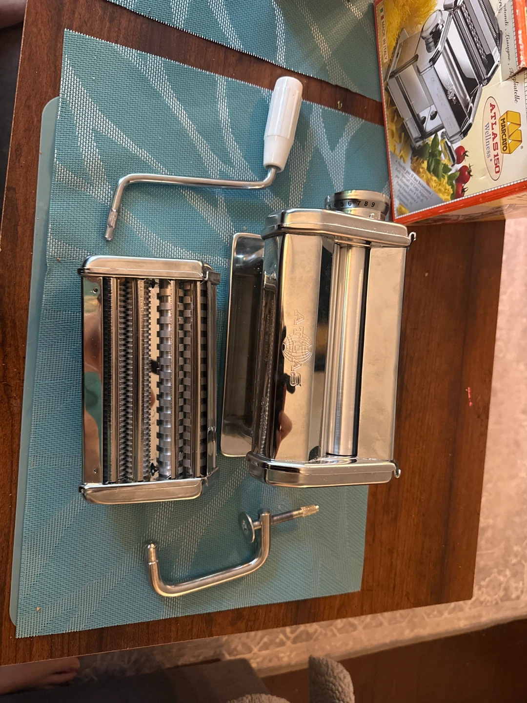 Marcato Atlas 150 Wellness Pasta Maker with Ravioli Attachment - photo 4