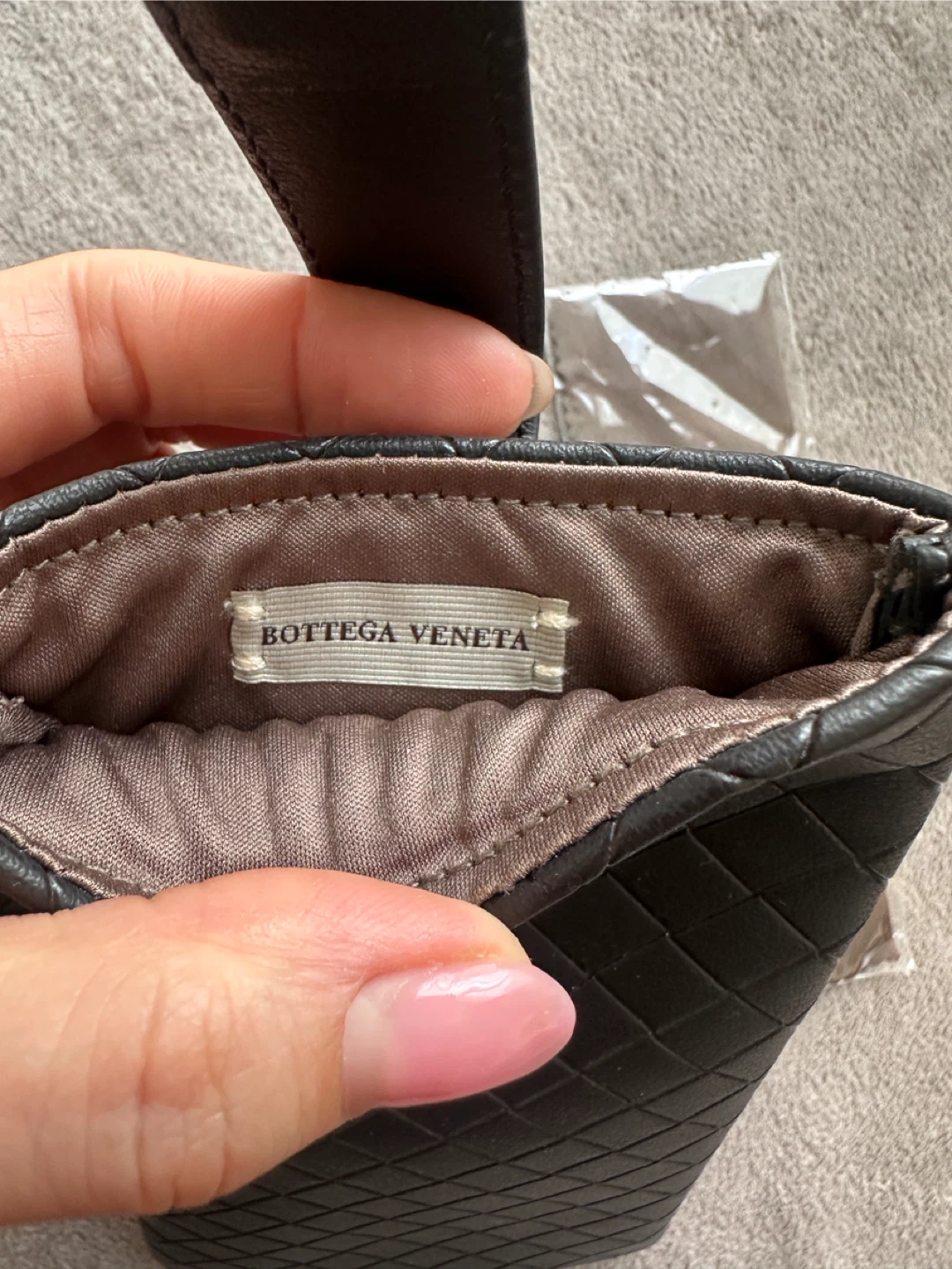 Bottega Veneta Dark Brown/Black Glasses Case - photo 2