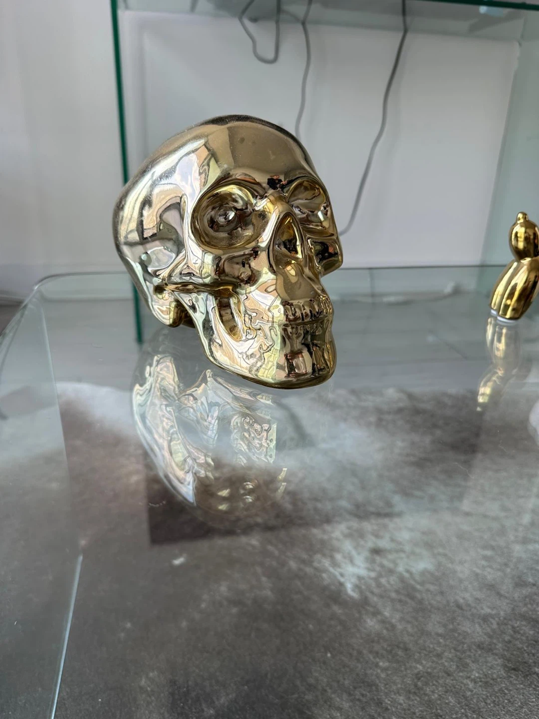 Steven and Chris Gold Skull Decor