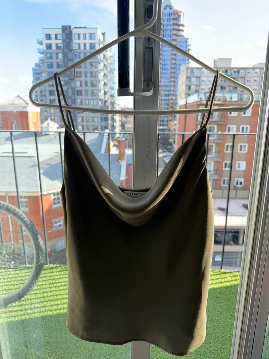 Babaton Green Camisole Top - Size S