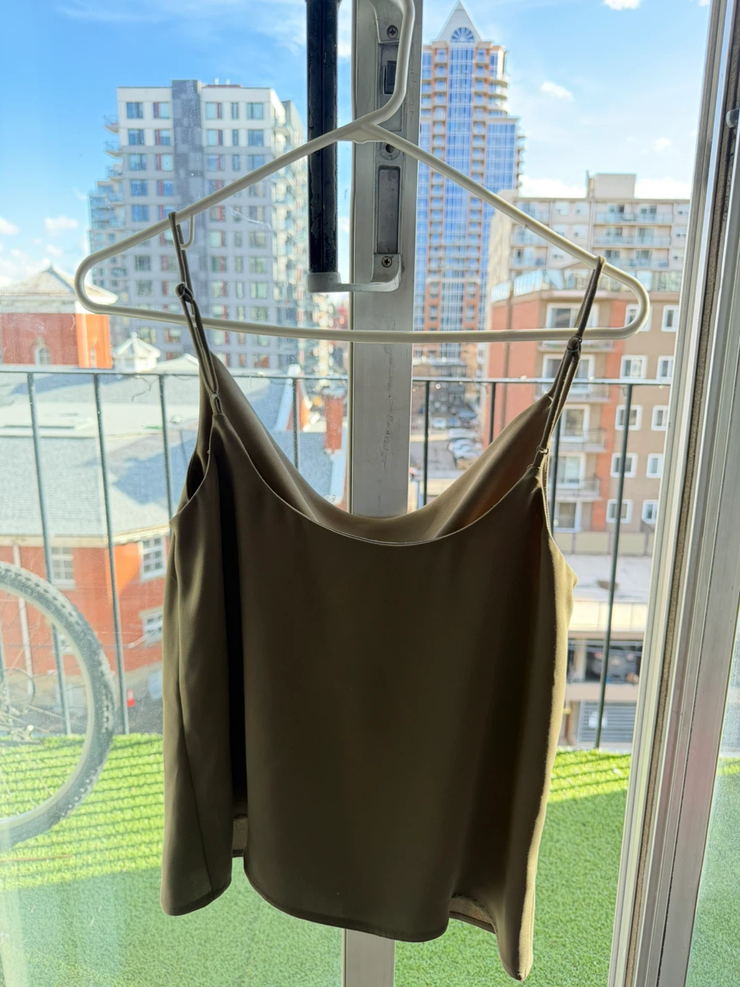 Babaton Green Camisole Top - Size S - photo 3