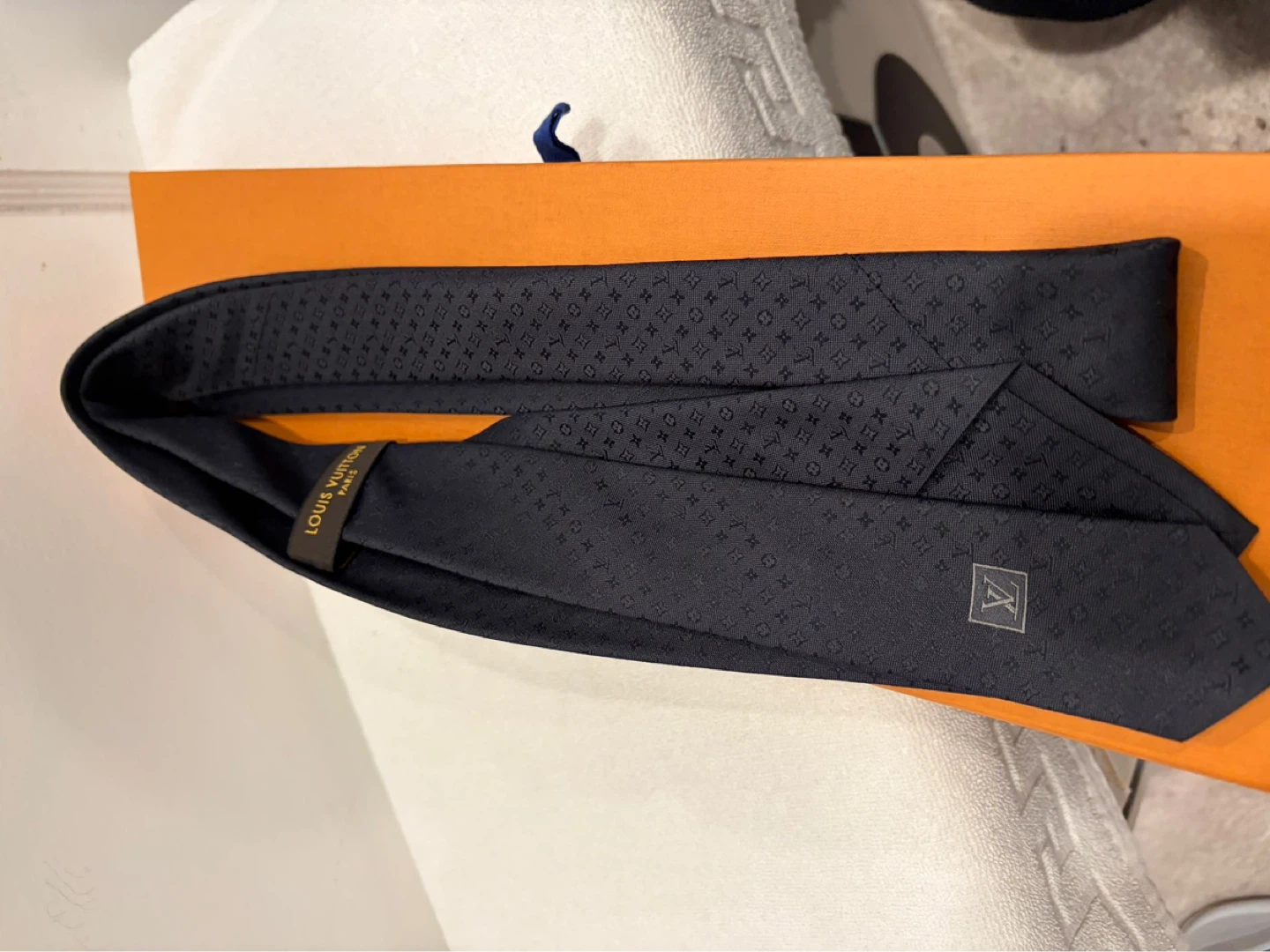 Louis Vuitton Monogram Tie - Black - photo 2