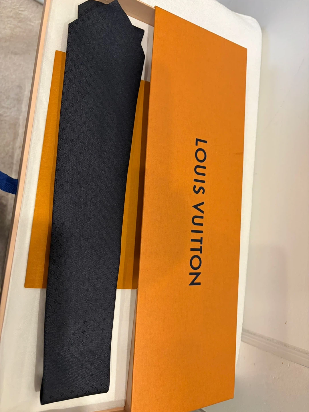 Louis Vuitton Monogram Tie - Black - photo 3