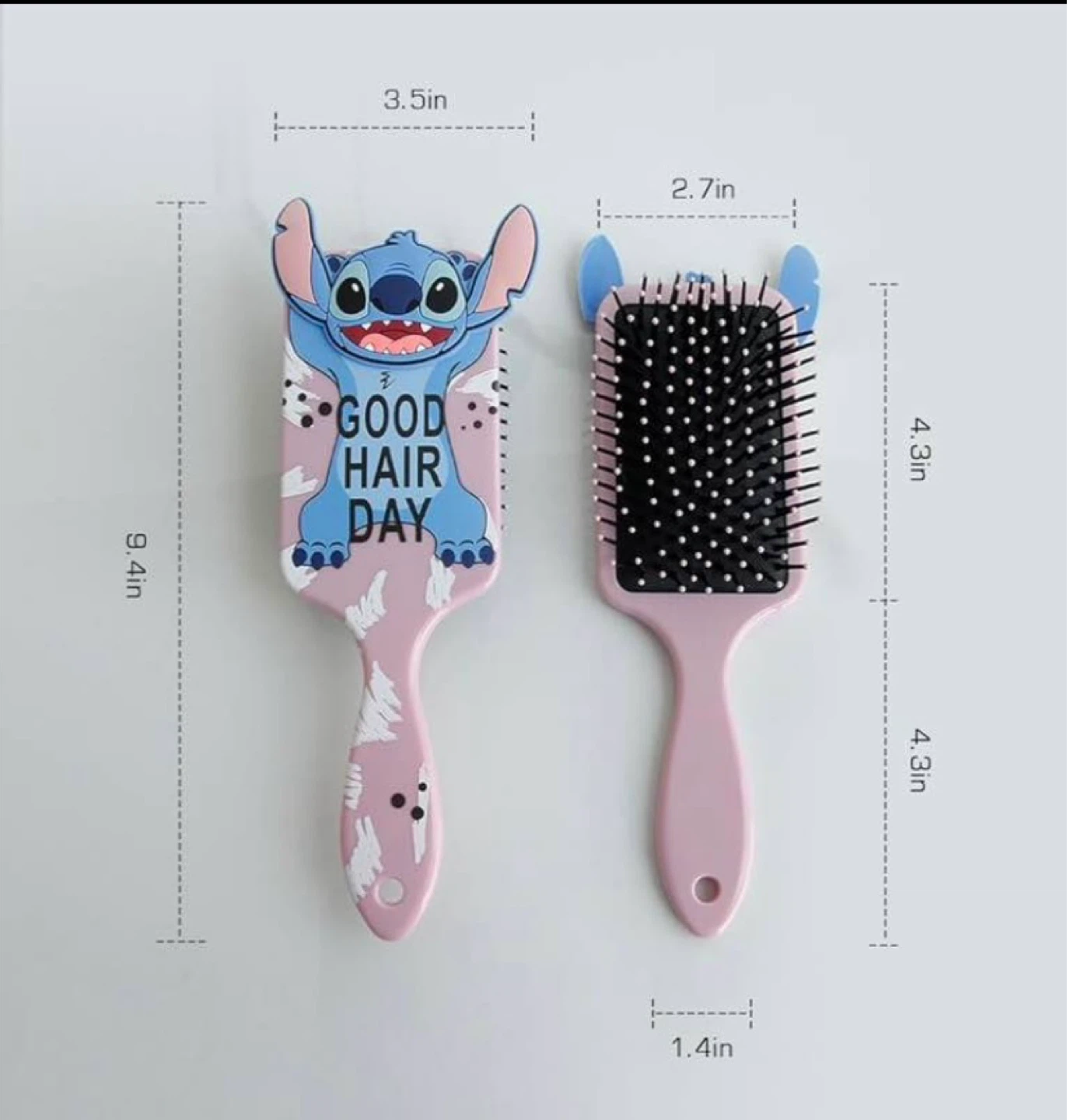Disney Stitch "Good Hair Day" Hair Brush - BRAND NEW - photo 2