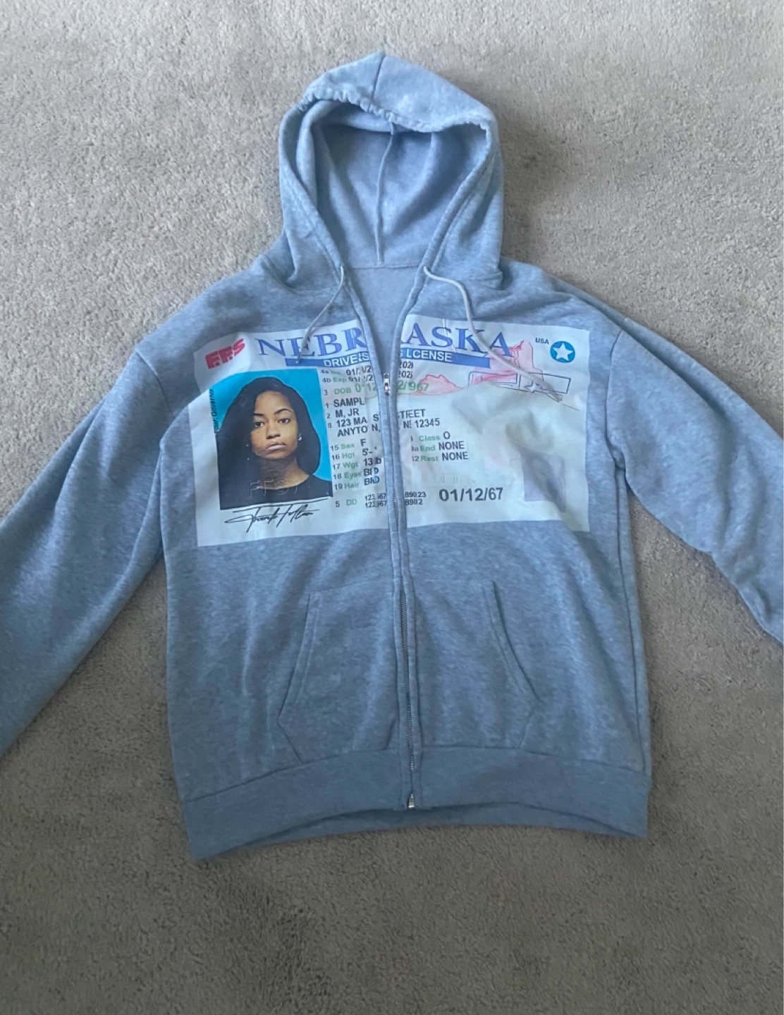 Designed zip up