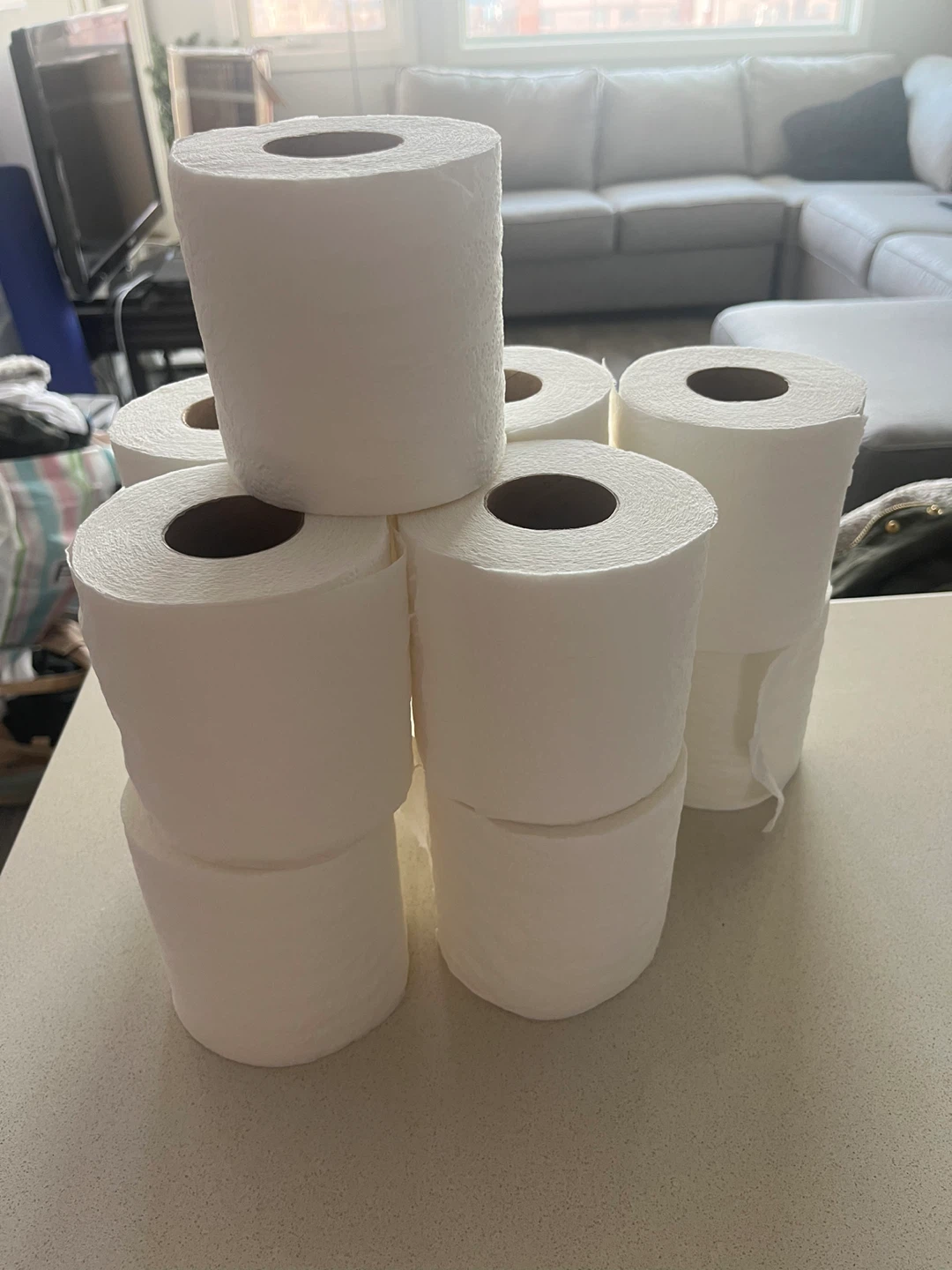 White Toilet Paper Rolls - 11 Count