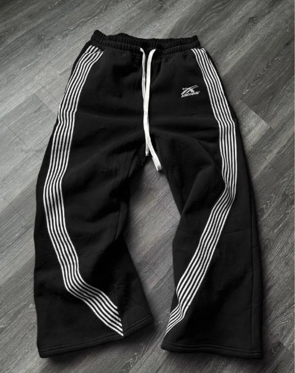 Black tracksuit pants