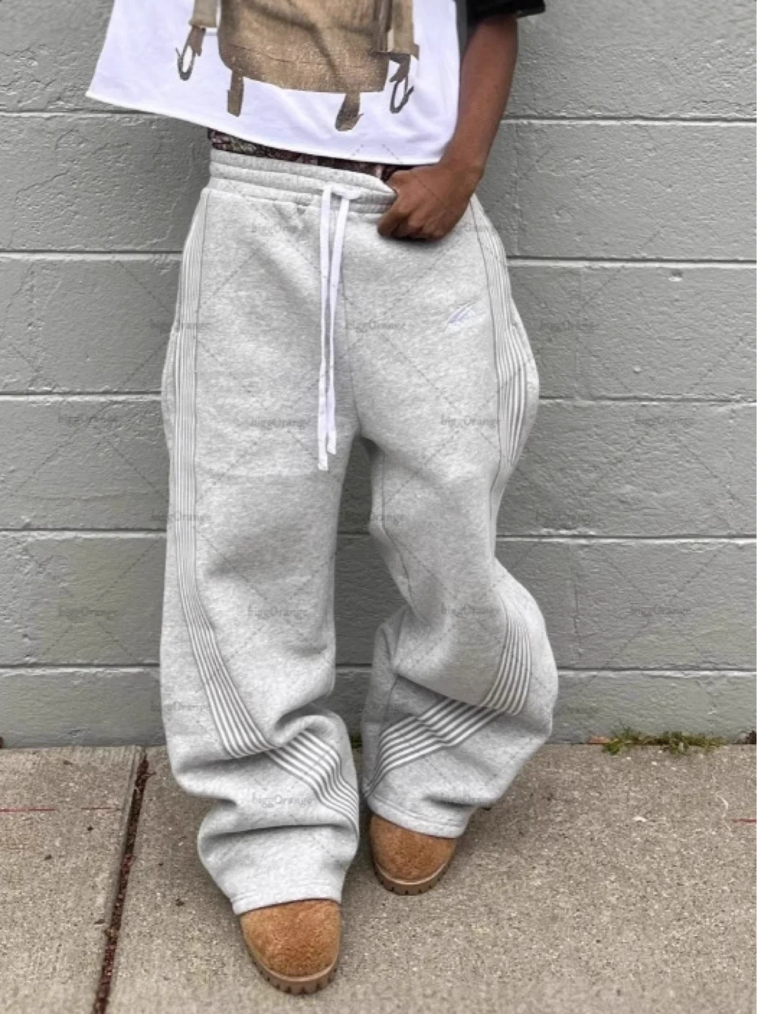 Grey baggy pants - photo 2