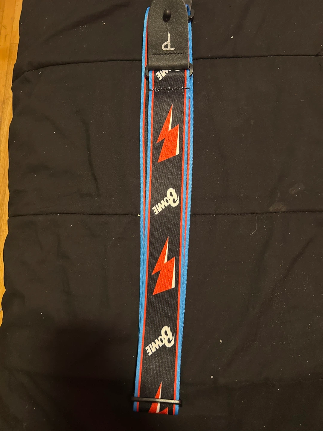David Bowie Lightning Bolt Guitar Strap