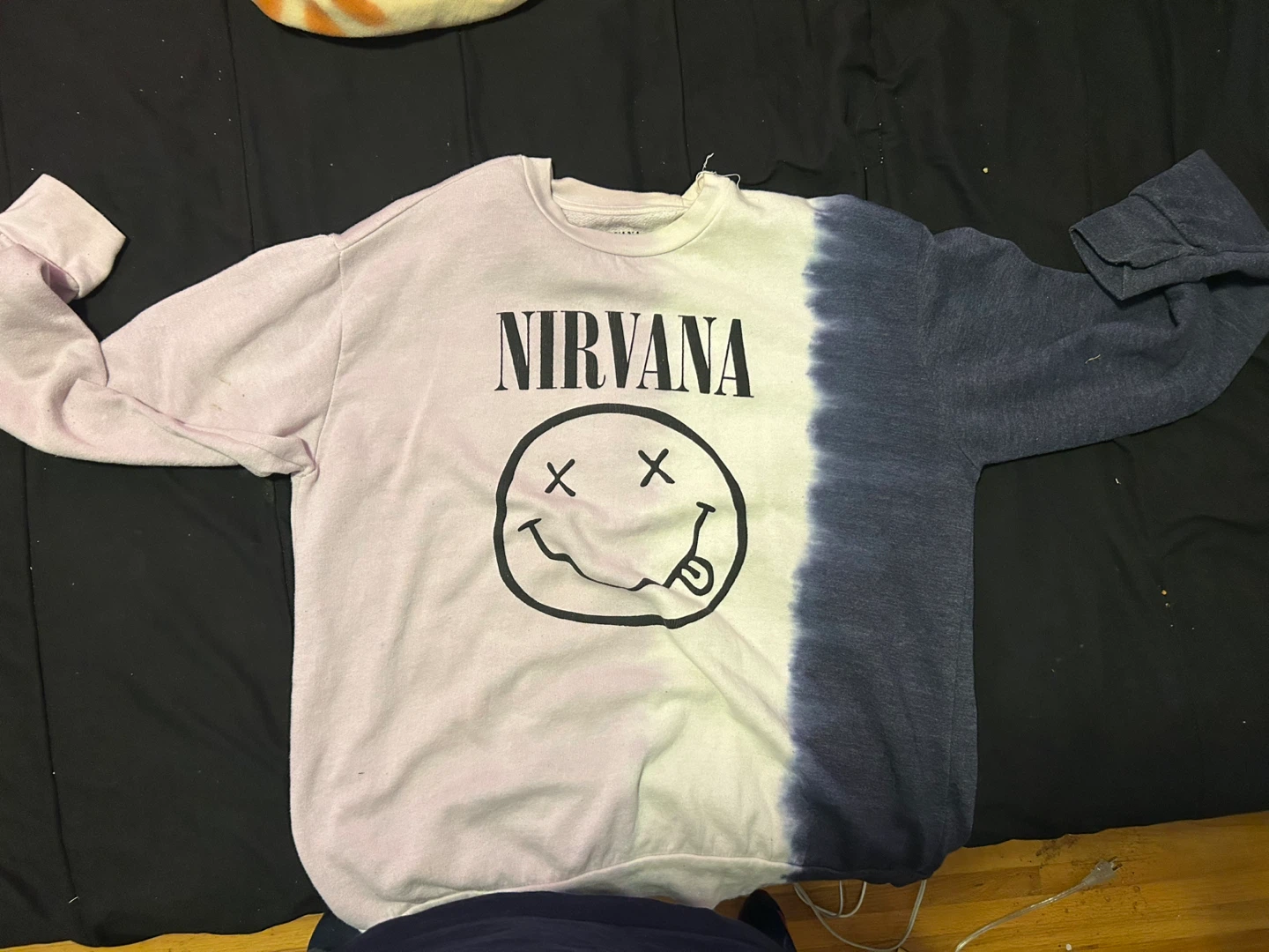 Nirvana Smiley Face Sweatshirt - XL