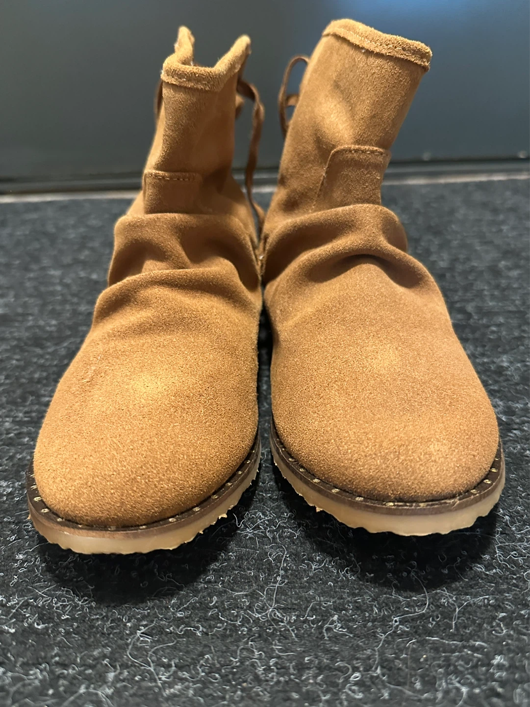 NEW Women's Brown Suede Boots - Size 8 - photo 2
