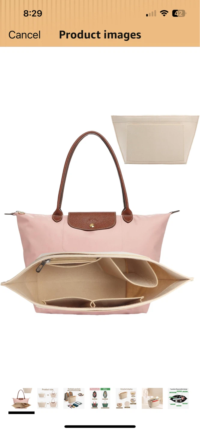 Brand new Longchamp Bag Organizer Insert