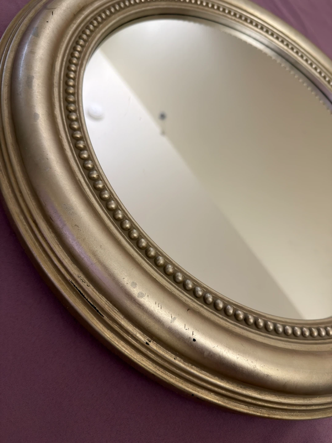 Elegant Vintage Round Mirror - photo 4