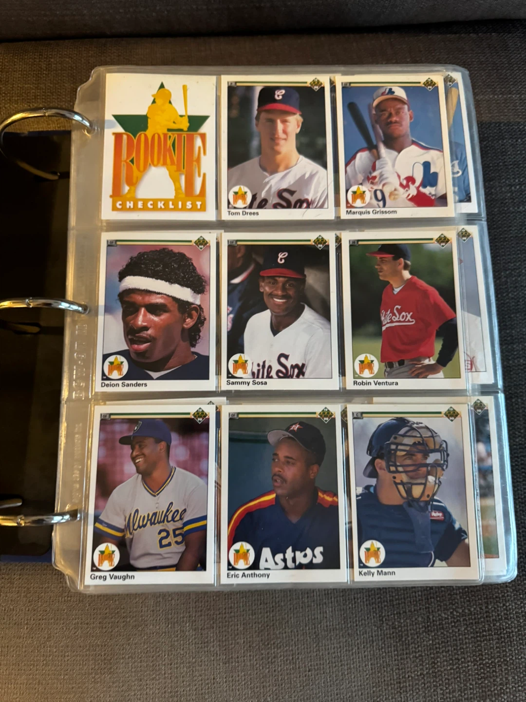 Complete set upperdeck baseball 1991