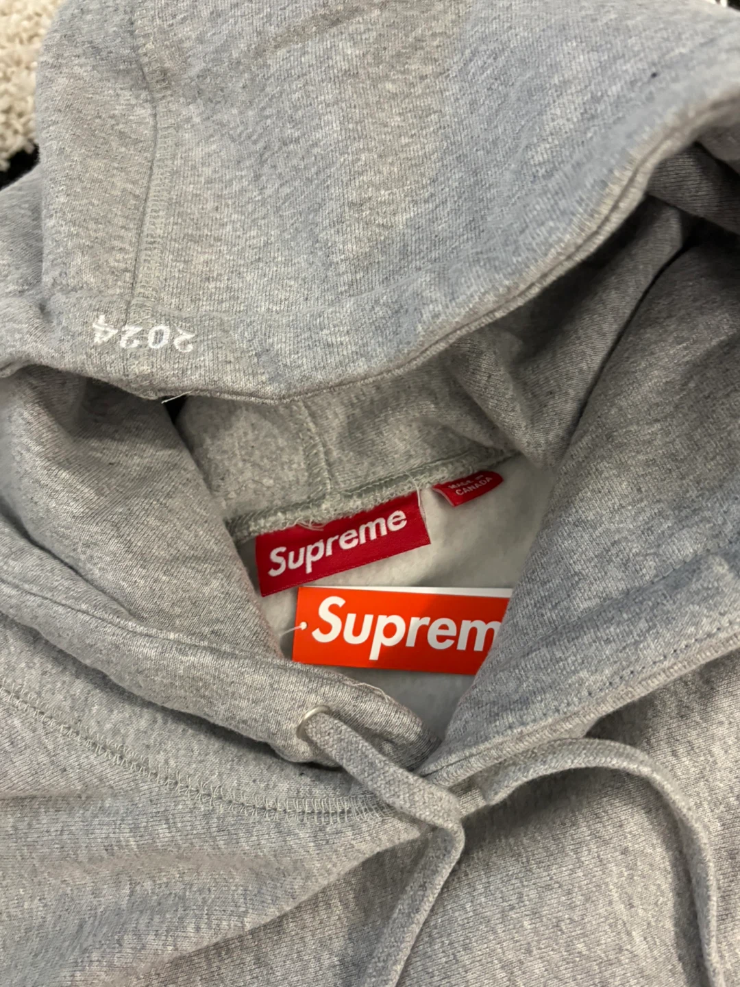 Supreme Box Logo Hoodie Grey - photo 4