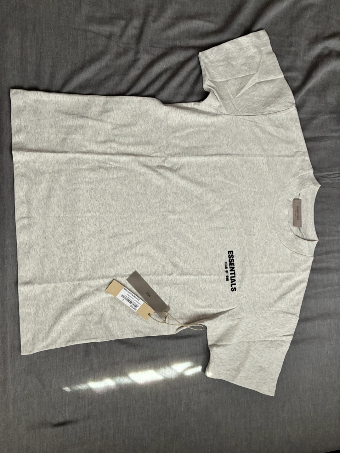 Fear of God Essentials T-Shirt - Light Grey - Size S