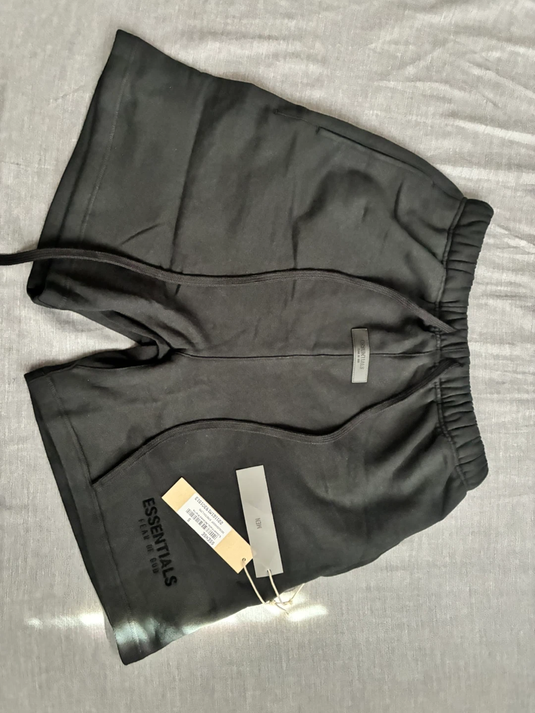 Fear of God Essentials Black Sweat Shorts Size S