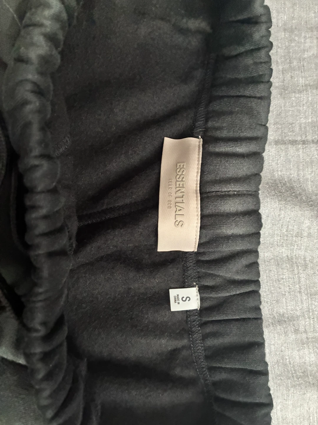 Fear of God Essentials Black Sweat Shorts Size S - photo 3