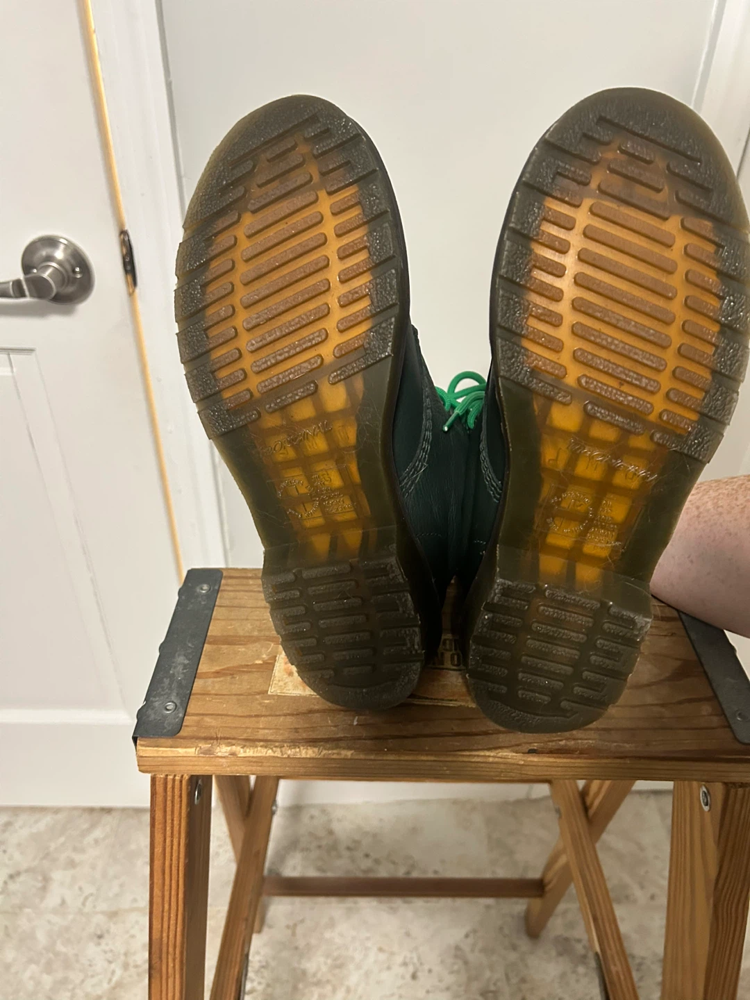 Dr. Martens 1460 Green Leather Boots - photo 5