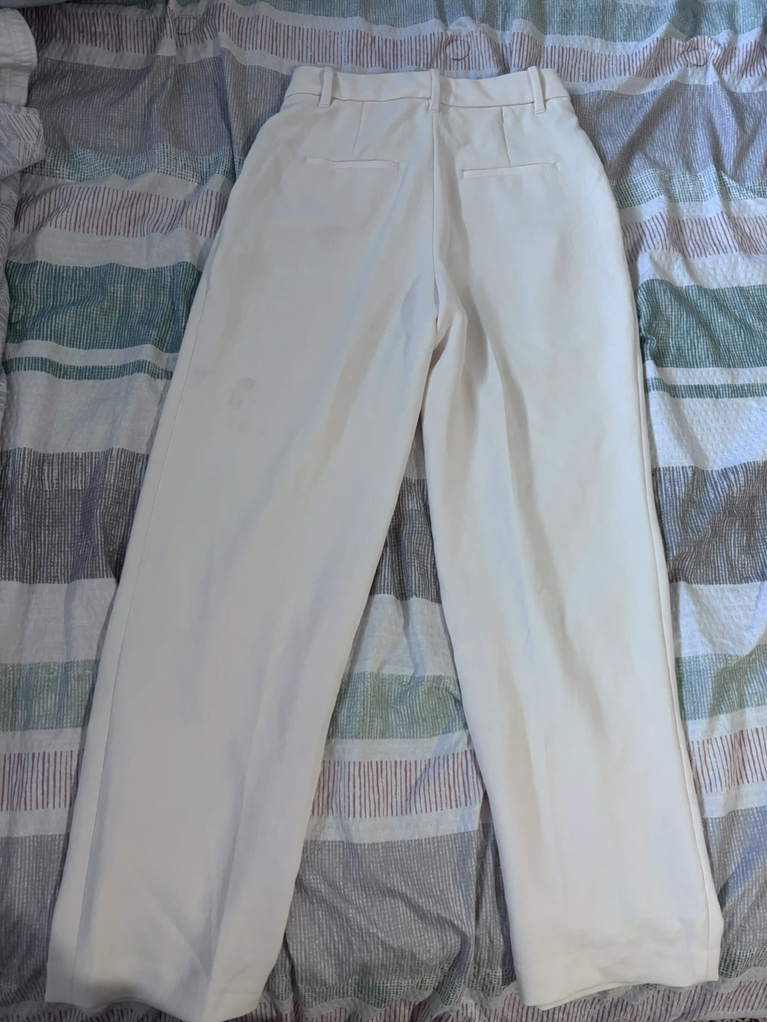 Wilfred Cream Wide-Leg Trousers Size 4 - photo 2
