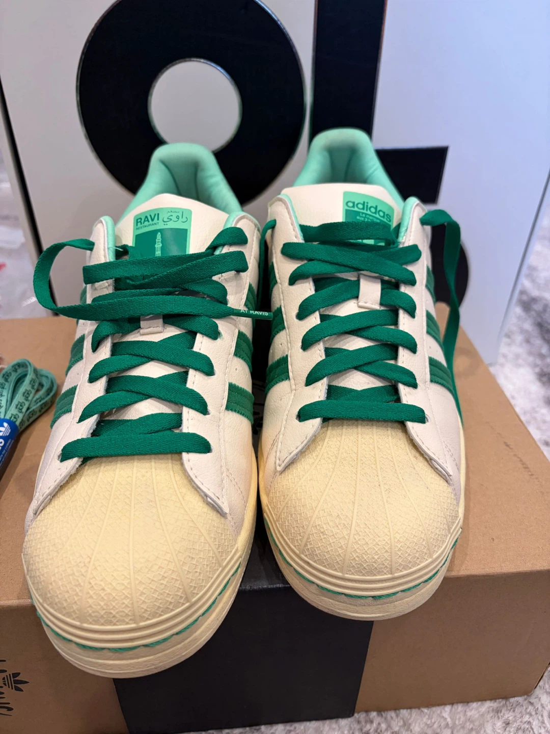 Adidas "Ravi" Dubai exclusive White Green Shoes - photo 5