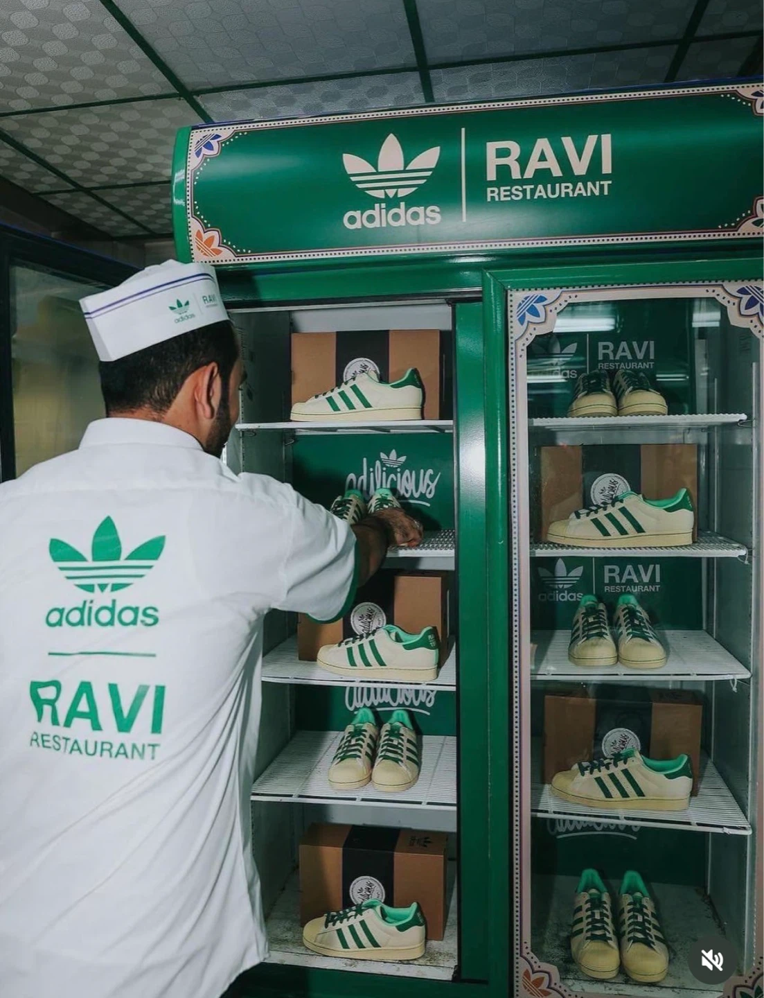 Adidas "Ravi" Dubai exclusive White Green Shoes - photo 2