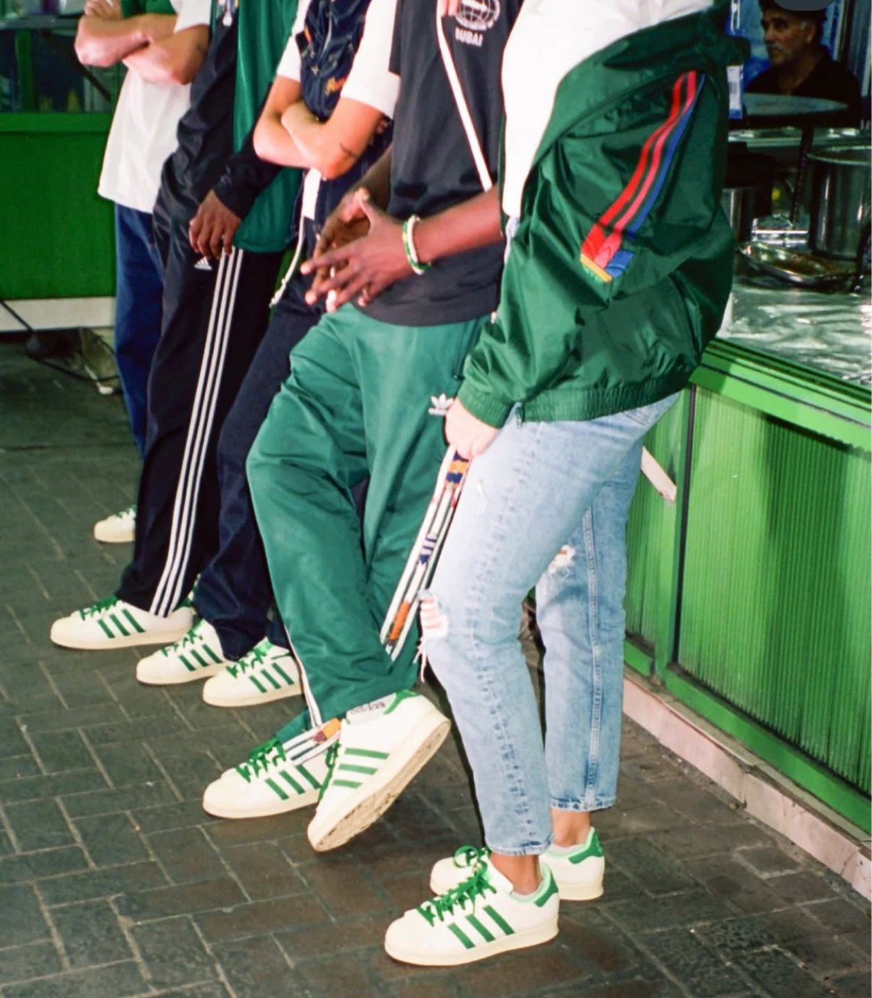 Adidas "Ravi" Dubai exclusive White Green Shoes - photo 4